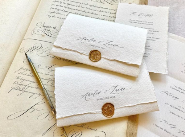 Undangan Penikahan Sederhana Vintage